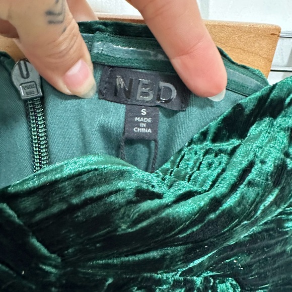 NBD Dresses Nbd Spanish Moss Gown In Jewel Green Poshmark